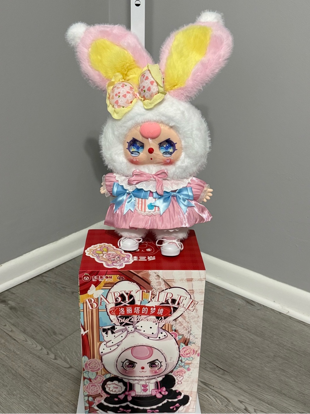 Baby Three Lolita’s 400% Dreamland Plush-Special Glitter/Cry Eyes w/ Box & Card
